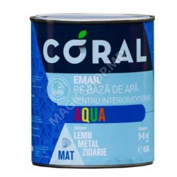 Email pe baza de apa Safir albastru 2.5L, Aqua Mat Coral